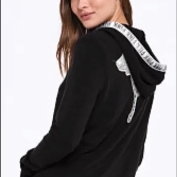 Vs pink sequin bling cozy pullover bling classic pant rare last set - Picture 13 of 15